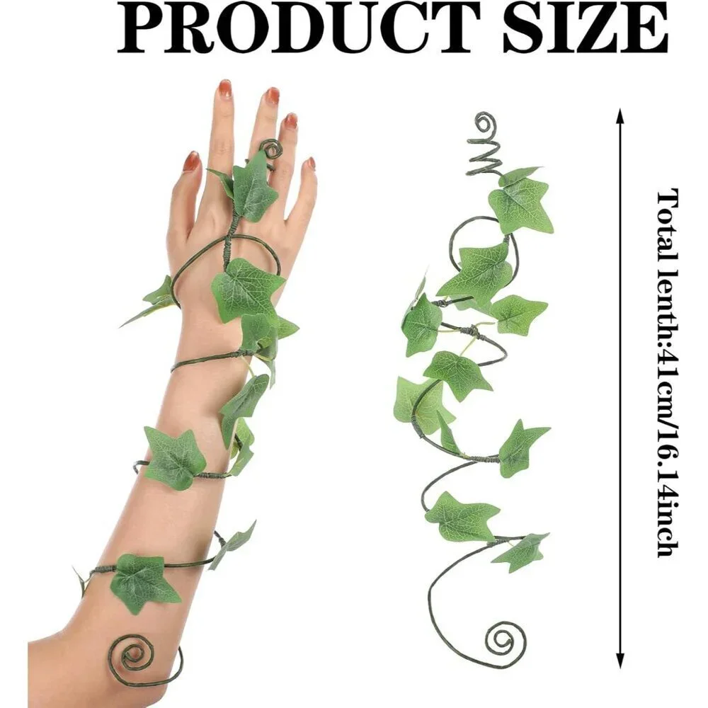 Fairy Ivy Arm Wrap Woodland Elf Costume Nature-Inspired Accessory for Women